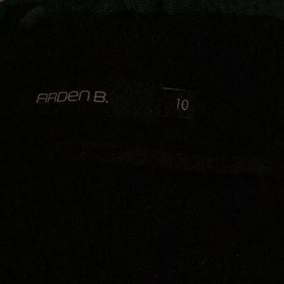 Arden B. Vintage Black Skirt With White Lace Trim Size 10 - Picture 7 of 9